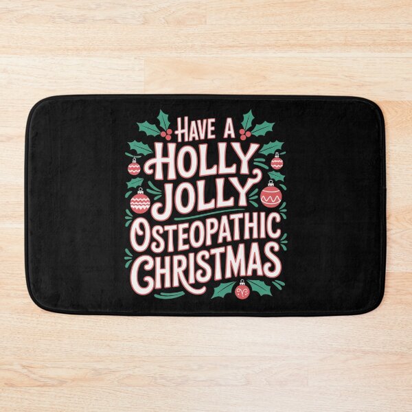 Item preview, Have a Holly Jolly Osteopathic Christmas – Funny Spine Holiday Design designed and sold by osteopath shop.