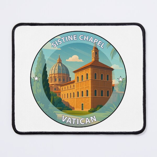 Item preview, Sistine Chapel Vatican City – Renaissance Landmark Adventure Stamp designed and sold by inkNext.