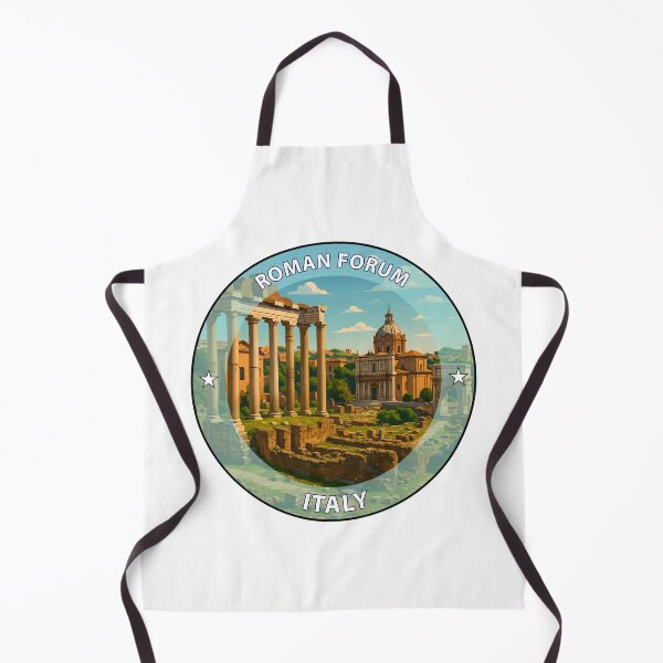 Item preview, Roman Forum Rome Italy – Iconic Landmark Travel vacation destination souvenir art stamp designed and sold by inkNext.