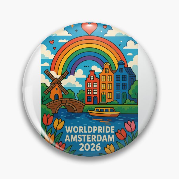 Item preview, Netherlands Pride Amsterdam Rainbow Tulips designed and sold by Aryabek.