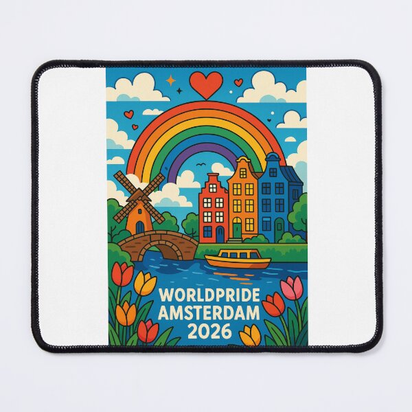 Item preview, Netherlands Pride Amsterdam Rainbow Tulips designed and sold by Aryabek.