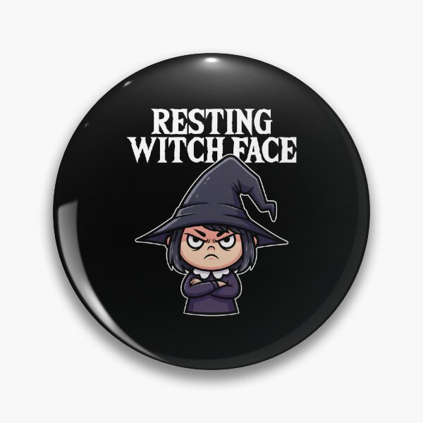 Item preview, RESTING WITCH FACE - WITCH HALLOWEEN designed and sold by KEF Custom.