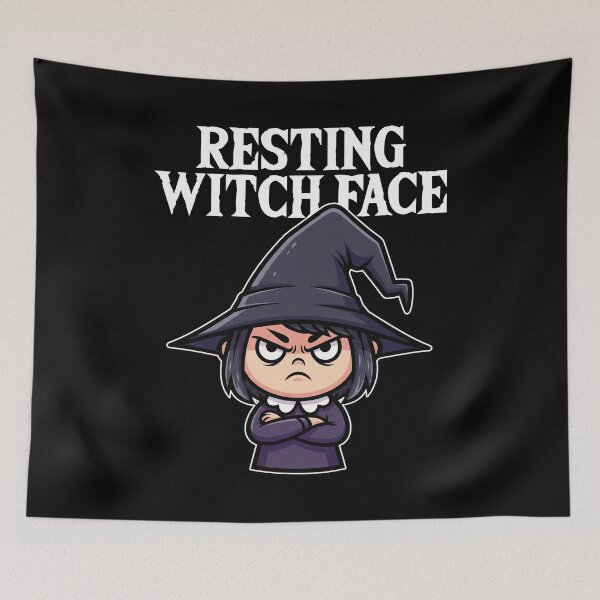 Item preview, RESTING WITCH FACE - WITCH HALLOWEEN designed and sold by KEF Custom.