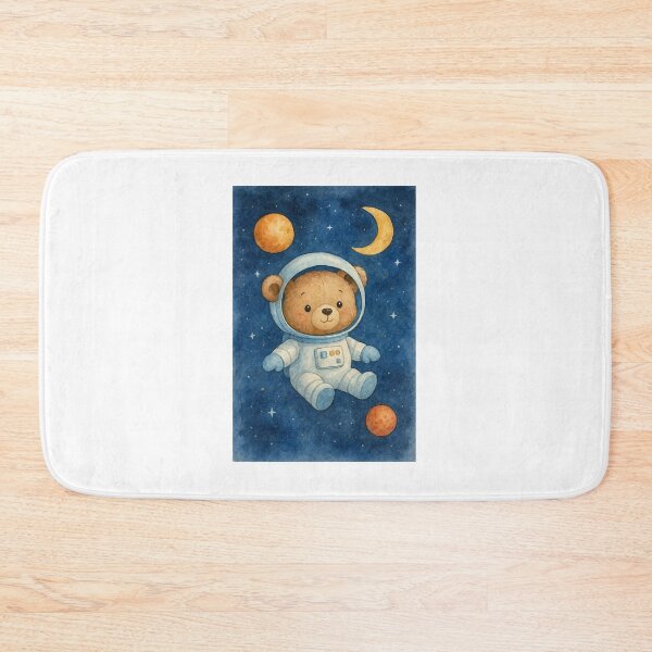 Item preview, Astro Bear in Space - Watercolor Astronaut Bear designed and sold by Liv Solara.
