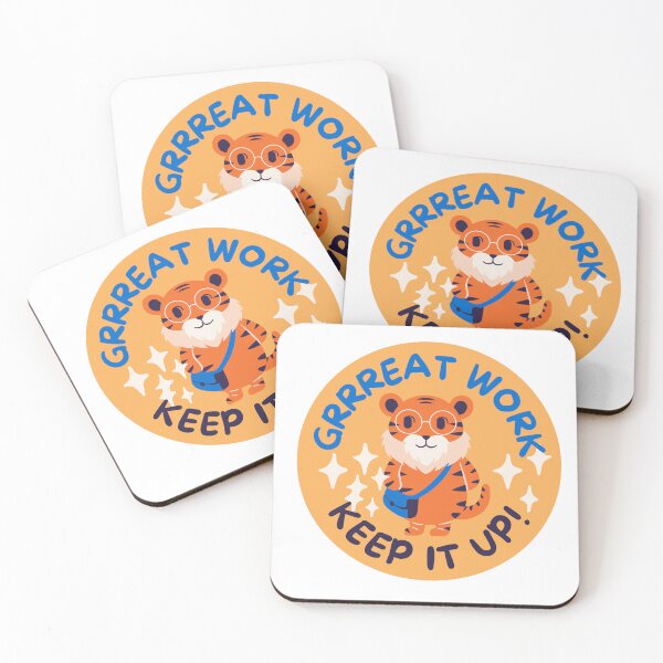 Item preview, Kids Encouragement Reward Sticker - Great Work Keep It Up! designed and sold by Ebony2009.