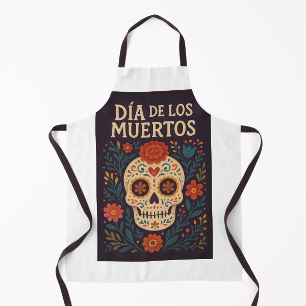Item preview, Day of the Dead Mexico Marigold Skull Tribute designed and sold by Aryabek.