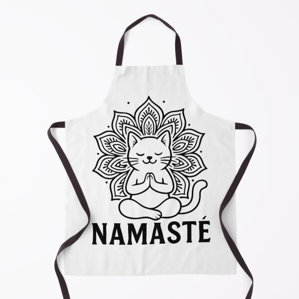 Item preview, Namaste, Yoga Cat in Lotus Position designed and sold by NamasteOle.