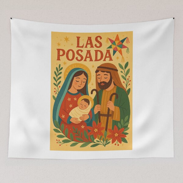 Item preview, Las Posadas Christmas Mexico Nativity Celebration designed and sold by Aryabek.