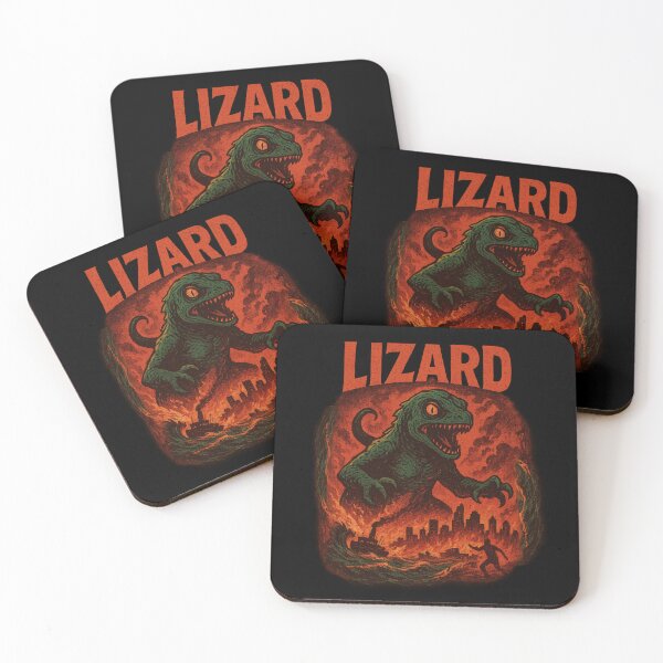 Item preview, Retro Futuristic Horror Lizard | Lizard Poster | Lizard Meme | Lizard Retro Design | Lizard Vintage | Lizard Sci-Fi | Lizard Creature | Lizard Illustration designed and sold by Patternomania.