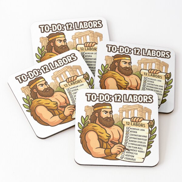 Item preview, Heracles' To-Do: 12 Labors designed and sold by Cheerioza.