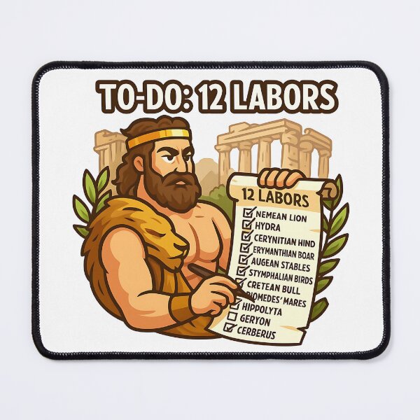 Item preview, Heracles' To-Do: 12 Labors designed and sold by Cheerioza.