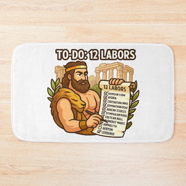 Item preview, Heracles' To-Do: 12 Labors designed and sold by Cheerioza.