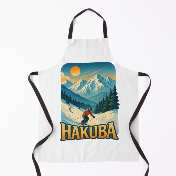 Item preview, Hakuba Japan Ski Resort with Sunset Over the Alps designed and sold by Aryabek.