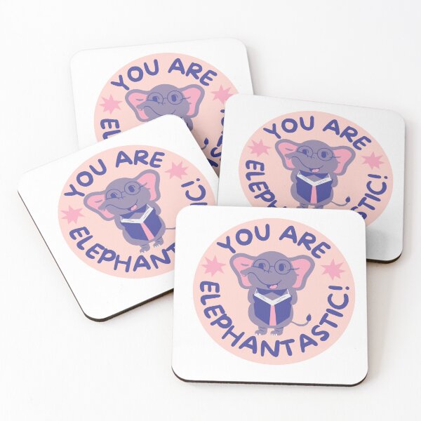 Item preview, You are Elephantastic (Fantastic) Kids Learning Reward Sticker designed and sold by Ebony2009.