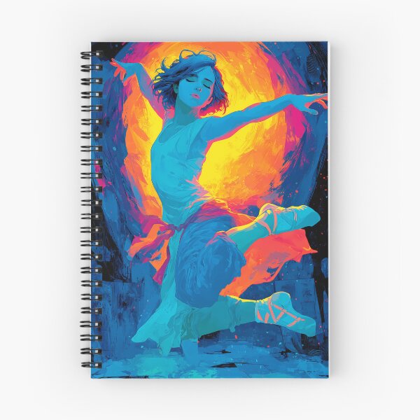 Item preview, Fiery Ballet Dancer – Expressionist Fauvist Art designed and sold by Moisky Art.
