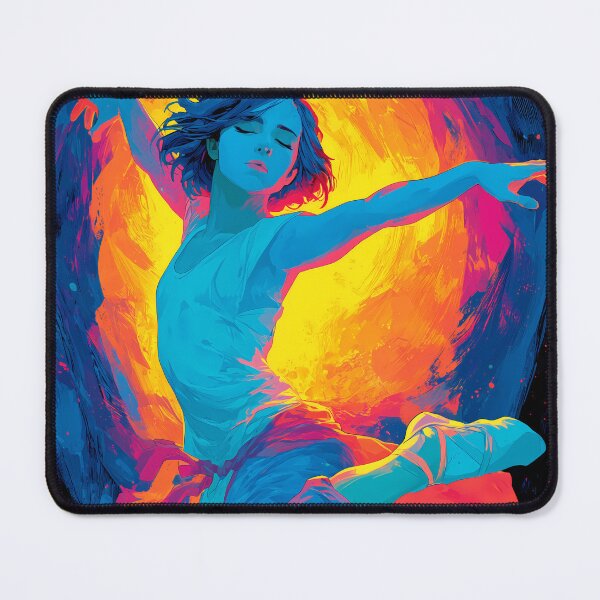 Item preview, Fiery Ballet Dancer – Expressionist Fauvist Art designed and sold by Moisky Art.