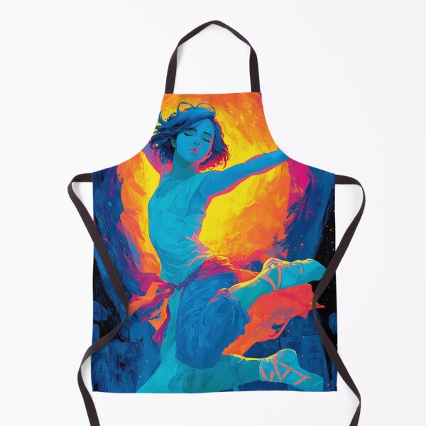 Item preview, Fiery Ballet Dancer – Expressionist Fauvist Art designed and sold by Moisky Art.