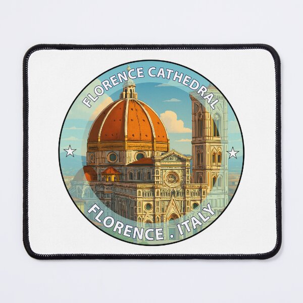 Item preview, Florence Cathedral Duomo Italy – Iconic Landmark Travel vacation destination souvenir art stamp designed and sold by inkNext.