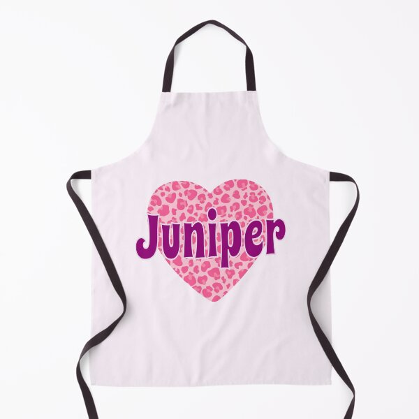 Item preview, Juniper Name Pink Leopard Heart designed and sold by Jeallan Designs.