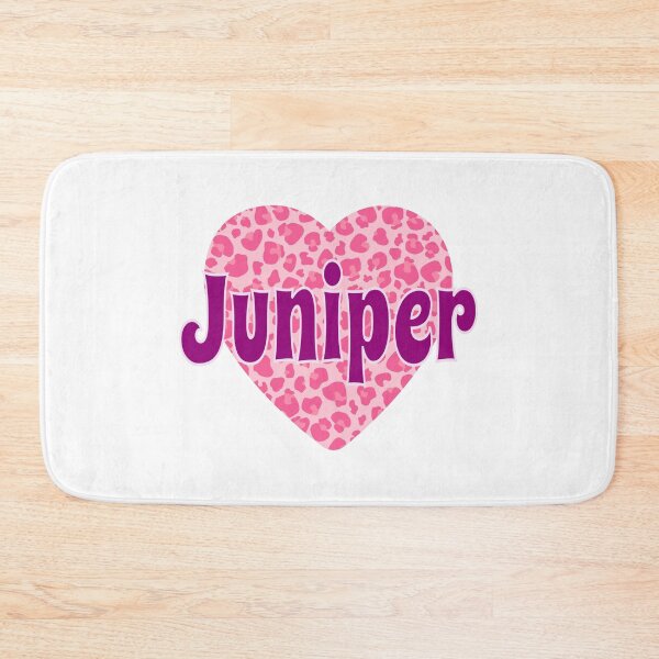 Item preview, Juniper Name Pink Leopard Heart  designed and sold by Jeallan Designs.