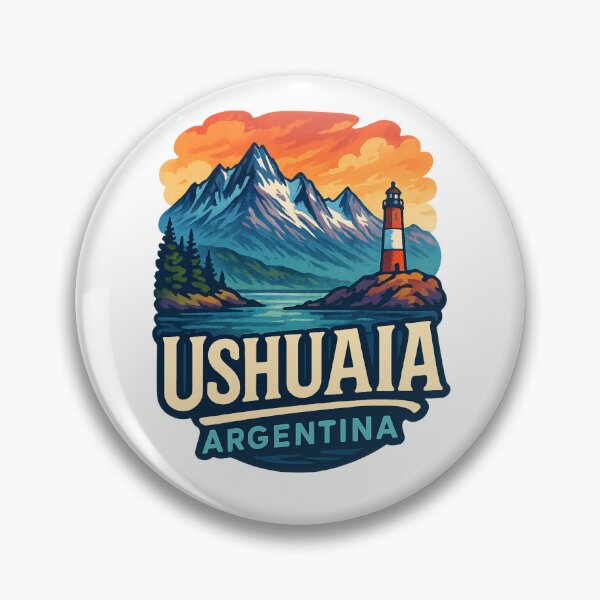 Item preview, Ushuaia Argentina Lighthouse and Andes Mountains designed and sold by Aryabek.