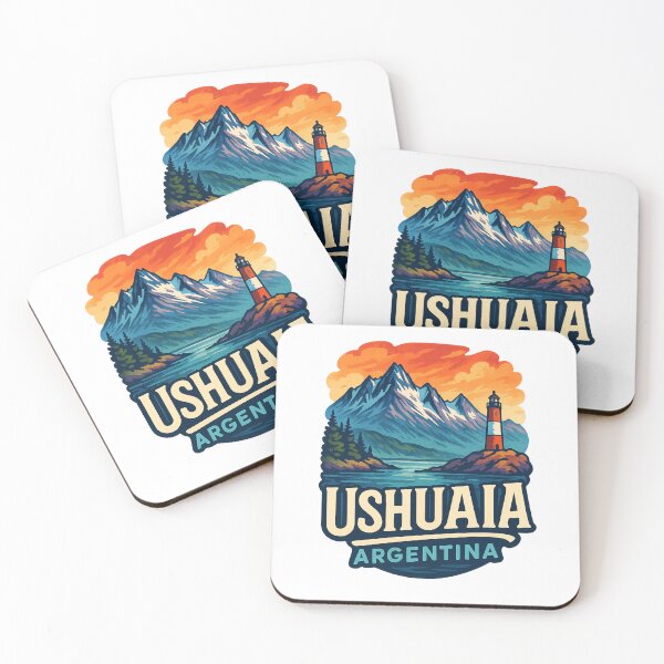 Item preview, Ushuaia Argentina Lighthouse and Andes Mountains designed and sold by Aryabek.