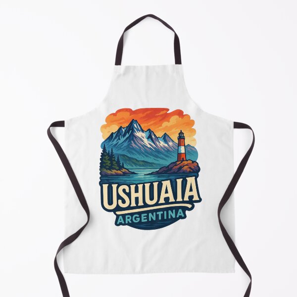 Item preview, Ushuaia Argentina Lighthouse and Andes Mountains designed and sold by Aryabek.