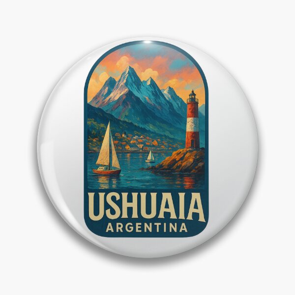 Item preview, Ushuaia Sailboats and Patagonian Village View designed and sold by Aryabek.