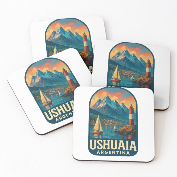 Item preview, Ushuaia Sailboats and Patagonian Village View designed and sold by Aryabek.