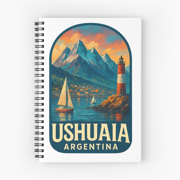Item preview, Ushuaia Sailboats and Patagonian Village View designed and sold by Aryabek.