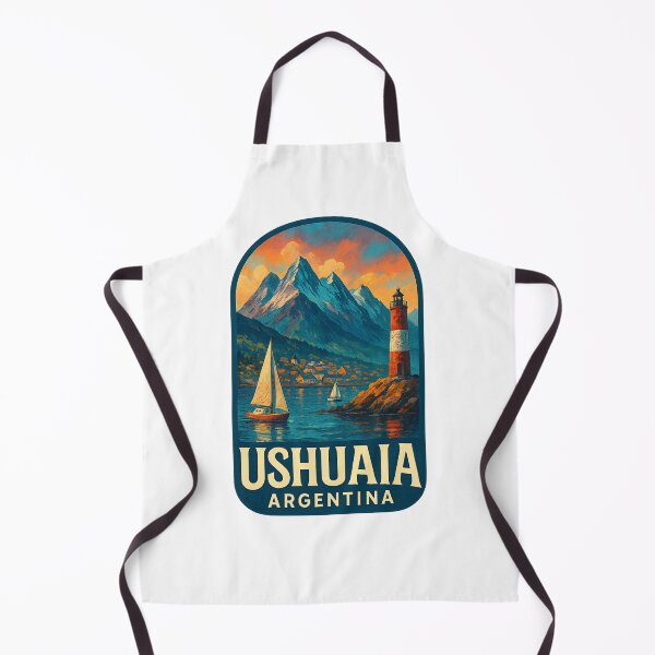 Item preview, Ushuaia Sailboats and Patagonian Village View designed and sold by Aryabek.
