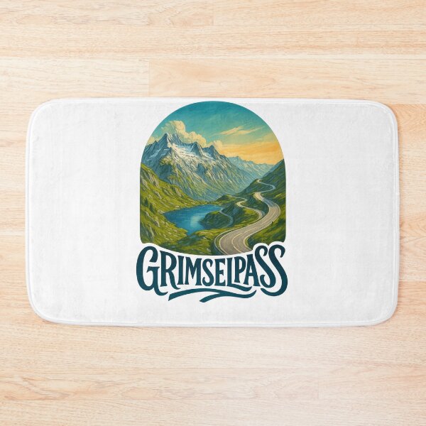 Item preview, Grimselpass Mountain Pass in the Swiss Alps designed and sold by Aryabek.