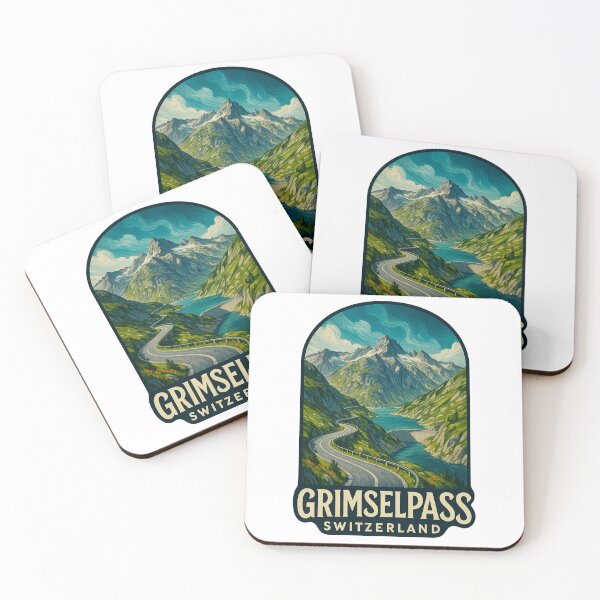 Item preview, Grimselpass Switzerland Alpine Roadscape designed and sold by Aryabek.