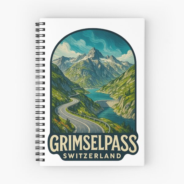 Item preview, Grimselpass Switzerland Alpine Roadscape designed and sold by Aryabek.