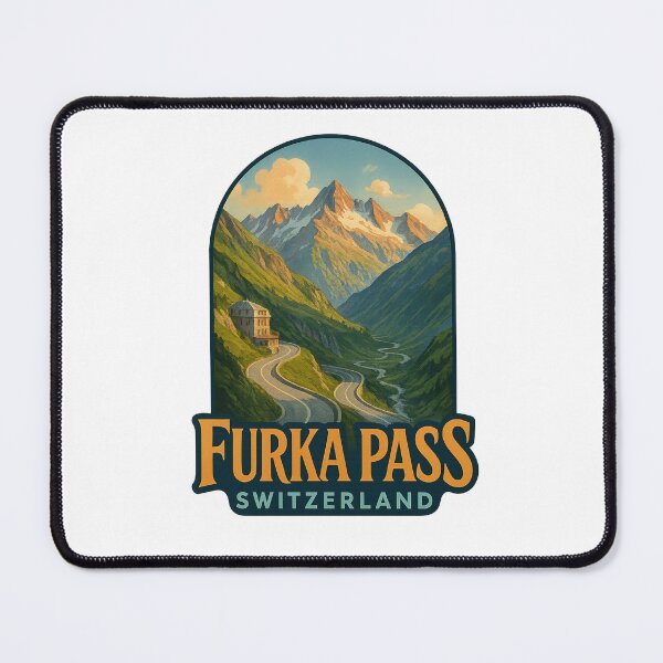 Item preview, Furka Pass Mountain Road Switzerland designed and sold by Aryabek.