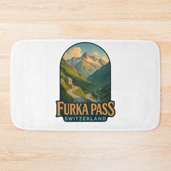 Item preview, Furka Pass Mountain Road Switzerland designed and sold by Aryabek.
