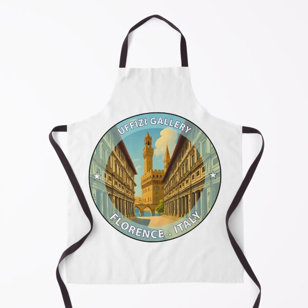 Item preview, Uffizi Gallery Florence Italy – Iconic Landmark Travel vacation destination souvenir art stamp designed and sold by inkNext.