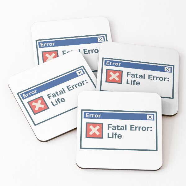 Item preview, Fatal Error Life Retro Tech Y2K designed and sold by WojcikDesigners.
