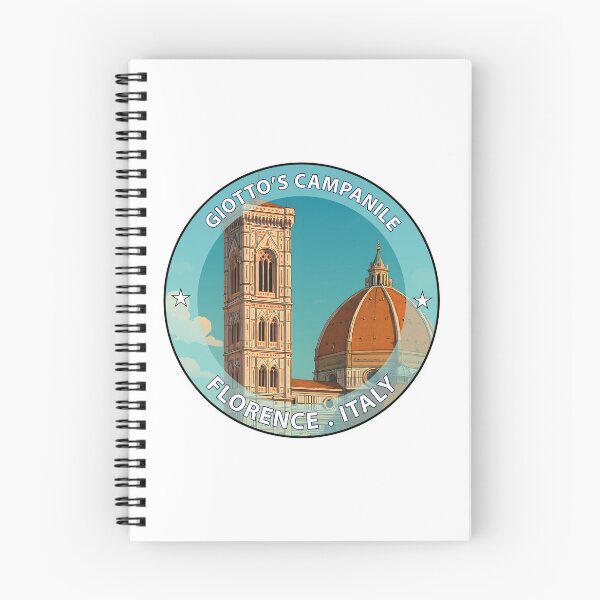 Item preview, Giotto’s Campanile Florence Italy – Iconic Landmark Travel vacation destination souvenir art stamp designed and sold by inkNext.