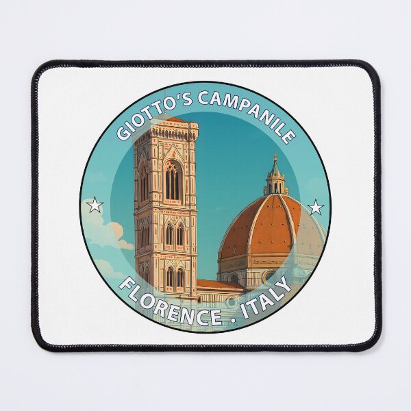 Item preview, Giotto’s Campanile Florence Italy – Iconic Landmark Travel vacation destination souvenir art stamp designed and sold by inkNext.