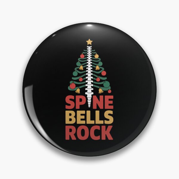 Item preview, Spine Bells Rock – Funny Osteopathy Christmas Spine Design designed and sold by osteopath shop.