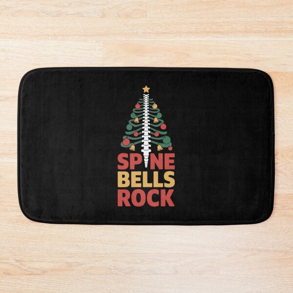 Item preview, Spine Bells Rock – Funny Osteopathy Christmas Spine Design designed and sold by osteopath shop.