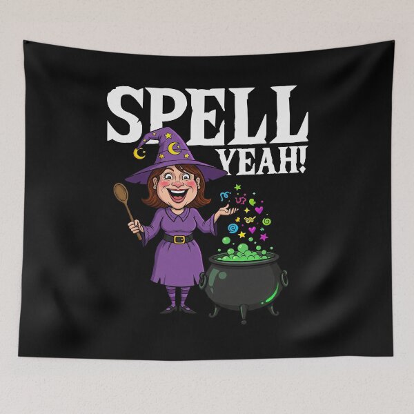 Item preview, SPELL YEAH! - WITCH HALLOWEEN designed and sold by KEF Custom.