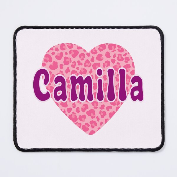 Item preview, Camilla Name Pink Leopard Heart  designed and sold by Jeallan Designs.