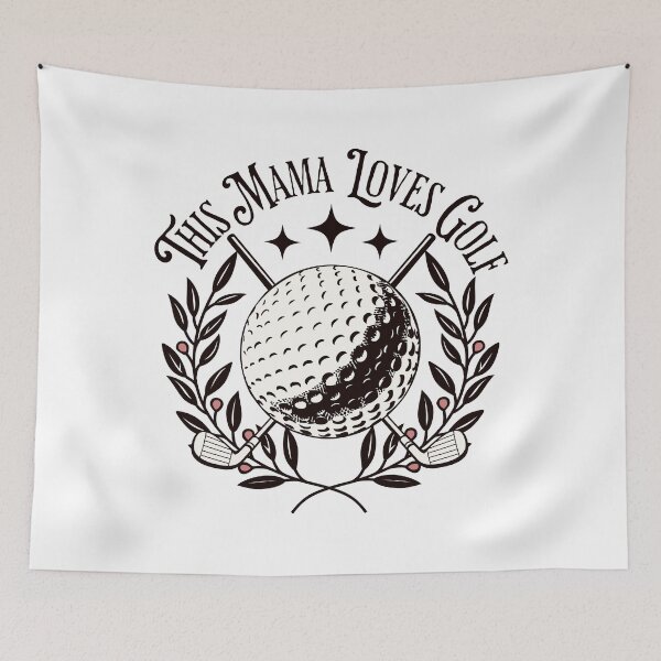 Artikelvorschau, Mama liebt Golf – Lustiges Sport-Mom-Design für Golf-Moms und Gamer entworfen und verkauft von teemugcreation.