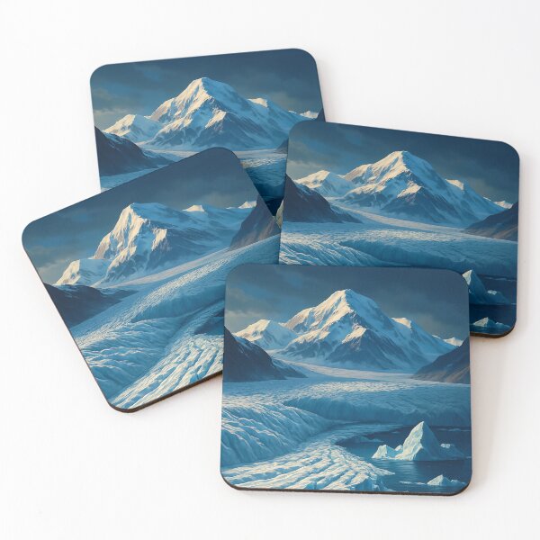 Item preview, Dramatic Ice Fields and Mount Logan View designed and sold by Flying Doggo.