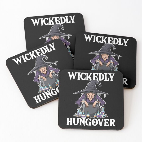 Item preview, WICKEDLY HUNGOVER - WITCH HALLOWEEN designed and sold by KEF Custom.