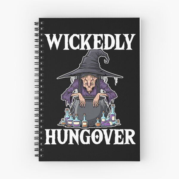 Item preview, WICKEDLY HUNGOVER - WITCH HALLOWEEN designed and sold by KEF Custom.