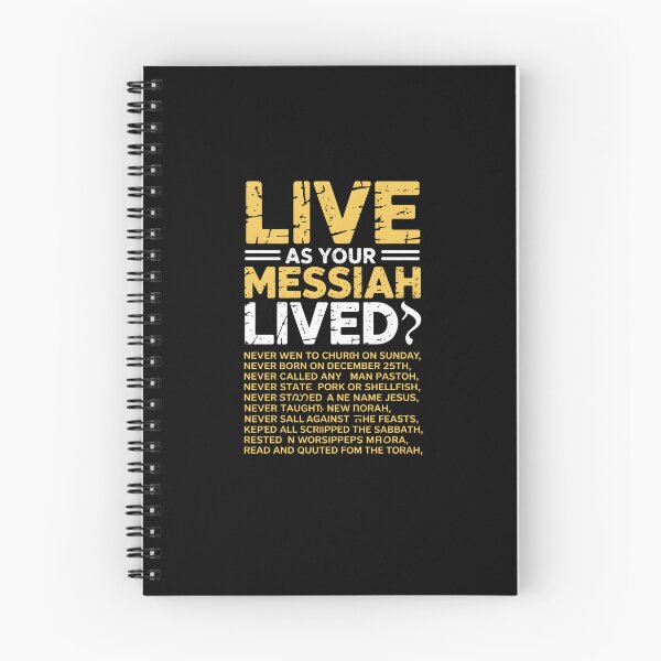 Item preview, Live As Your Messiah Lived Hebrew Roots Faith Design designed and sold by MissRasheedHam.