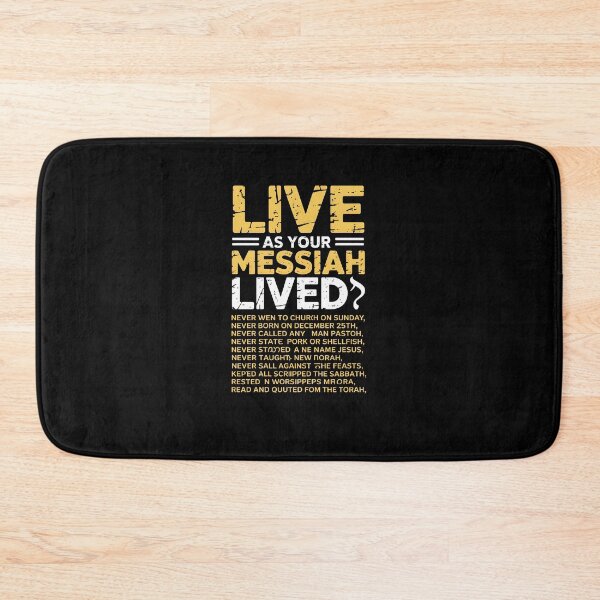 Item preview, Live As Your Messiah Lived Hebrew Roots Faith Design designed and sold by MissRasheedHam.